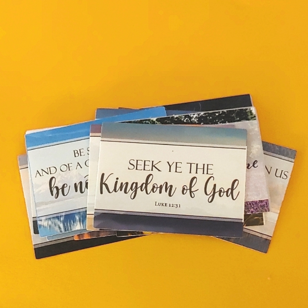 Inspirational Scripture Stickers Set of 12